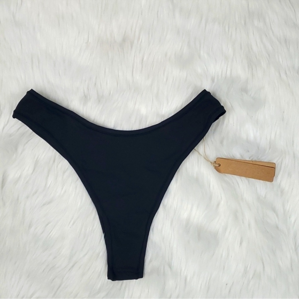 SKIMS Dipped Thongs Color Onyx Size XL Style PN-DTH-2027 New